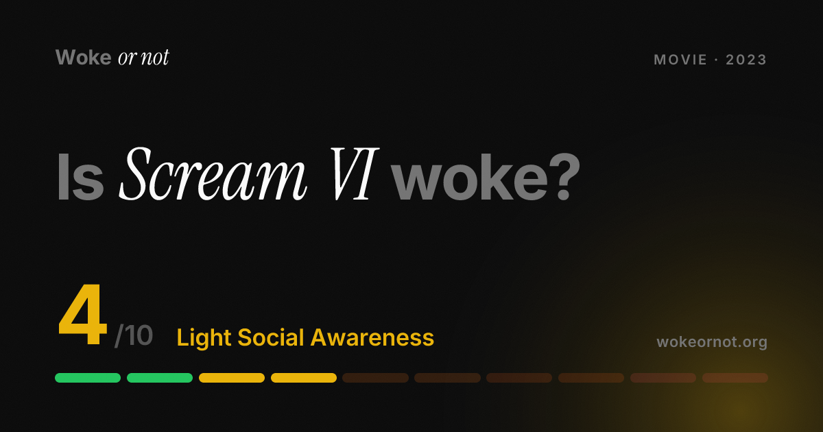 Is Scream VI woke? | Woke Or Not